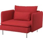 IKEA Kırmızı Rahat Kanepe - Tekli Koltuk