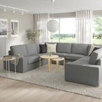 IKEA KIVIK 6'lı U kanepe tibbleby bej-gri - 09440580
