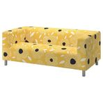 IKEA KLIPPAN 2'li kanepe tingetorp sarı-beyaz - 89577753
