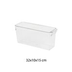 IKEA KLIPPKAKTUS buzdolabı için saklama kutusu, şeffaf, 32x10x15 cm