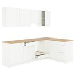 IKEA KNOXHULT köşe mutfak dolabı kombinasyonu dekoratif beyaz - 29581418