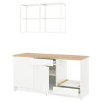 IKEA KNOXHULT/ENHET mutfak dolabı kombinasyonu beyaz - 09614943