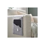 IKEA Koltuk Kenarı Saklama Cebi 95x25 Cm Ikea Cepli Kolçak Kılıfı Polyester Kılıf Gri Renk