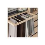 IKEA Komplement Ağartılmış Meşe Görünümlü 75x58 cm Sürgülü Pantolon Askısı