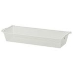 IKEA KOMPLEMENT raylı tel sepet beyaz - 19010985