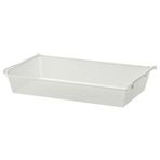 IKEA KOMPLEMENT raylı tel sepet beyaz - 99010986