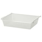 IKEA KOMPLEMENT raylı tel sepet beyaz - 99010991