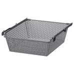 IKEA KOMPLEMENT raylı tel sepet koyu gri - 89010996