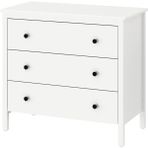 Ikea Koppang Şifonyer 3 Çekmeceli Beyaz 90 x 83 cm Yatak Odası ve Giyinme Odası Için