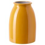 IKEA KOPPARBJÖRK seramik vazo parlak sarı - 30559548
