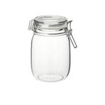 IKEA Korken kapaklı cam kavanoz, 1lt