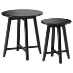 IKEA Kragsta Siyah Sehpa Seti