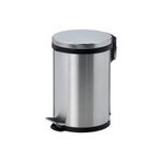 IKEA Küçük Boy Çöp Kutusu Paslanmaz Çelik 12 Lt Pedallı Yükseklik: 38 cm