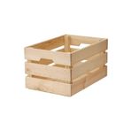 IKEA Kutu 46x31x25 Cm Dekoratif Kutu, Çam Meridyendukkan Ev Düzen Kutu Sepet Masif Çam Ağacı