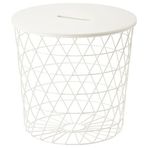 IKEA KVISTBRO saklama bölmeli sehpa beyaz - 30349452