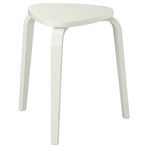 IKEA KYRRE ahşap tabure kırık beyaz - 10608130