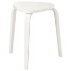 IKEA Kyrre Beyaz Ahşap Tabure