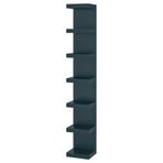 IKEA LACK ayaksız duvar rafı mavi-siyah - 00592870