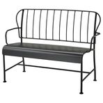 IKEA Lacko Gri 115x56x87 cm 2'li Bahçe Kanepesi