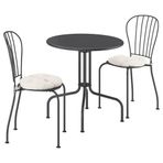 IKEA LACKÖ masa ve sandalye seti gri - 89575363
