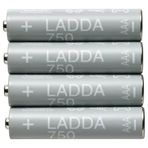 IKEA Ladda Beyaz HR03 AAA 1.2V Şarj Edilebilir Pil