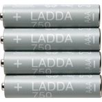 IKEA Ladda Kahverengi HR03 AAA 1.2V Şarj Edilebilir Pil