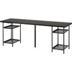 IKEA Lagkapten / Spand Çalışma Masası Venge Siyah 200 x 60 cm