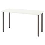 IKEA LAGKAPTEN/ADILS çalışma masası beyaz-koyu gri - 29417159