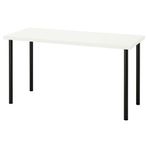 IKEA LAGKAPTEN/ADILS çalışma masası beyaz-siyah - 89417156