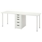IKEA LAGKAPTEN/ALEX çalışma masası beyaz - 69607671