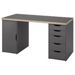 IKEA LAGKAPTEN/ALEX çalışma masası gri - 89585395