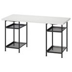 IKEA LAGKAPTEN/SPAND çalışma masası beyaz-siyah - 59563856