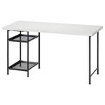 IKEA LAGKAPTEN/SPAND çalışma masası beyaz-siyah - 99563784