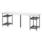 IKEA LAGKAPTEN/SPAND çalışma masası beyaz-siyah - 99568362