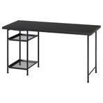 IKEA LAGKAPTEN/SPAND çalışma masası venge-siyah - 49563828