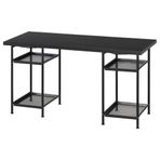 IKEA LAGKAPTEN/SPAND çalışma masası venge-siyah - 99563864