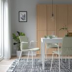 IKEA LAKTARE çalışma sandalyesi açık yeşil-beyaz - 49503245