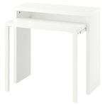 IKEA LANGDHOPP çekilebilir çalışma masası beyaz - 30587080