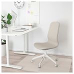 IKEA LANGFJALL çalışma sandalyesi gunnared bej-beyaz - 09252480