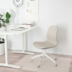 IKEA LANGFJALL çalışma sandalyesi gunnared bej-beyaz - 19252366