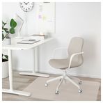 IKEA LANGFJALL çalışma sandalyesi gunnared bej-beyaz - 49252765