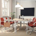 IKEA LANGFJALL çalışma sandalyesi gunnared kırmızı-beyaz - 99507726