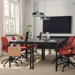 IKEA LANGFJALL çalışma sandalyesi gunnared kırmızı-siyah - 39507734