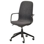 IKEA LANGFJALL çalışma sandalyesi gunnared koyu gri-siyah - 29178074