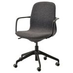 IKEA LANGFJALL çalışma sandalyesi gunnared koyu gri-siyah - 59177902
