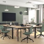 IKEA LANGFJALL çalışma sandalyesi gunnared yeşil-siyah - 29506056