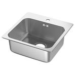 IKEA LANGUDDEN tek gözlü eviye paslanmaz çelik - 30315174