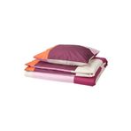 IKEA Lastiksiz BRUNKRISSLA pembe 150x200/50x60 cm tek kişilik nevresim seti 150 x 200 150 x 200 Çizgili 205.582.95
