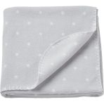 IKEA Len Bebek Çocuk Battaniyesi 70X90 Gri Beyaz Kentsoylu 60496432 - Açık Krem - Kaplumbağa Yeşili - 12 - 18 Ay