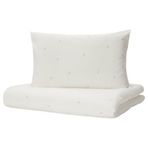 IKEA Lenast Beyaz Bebek Nevresim Takımı